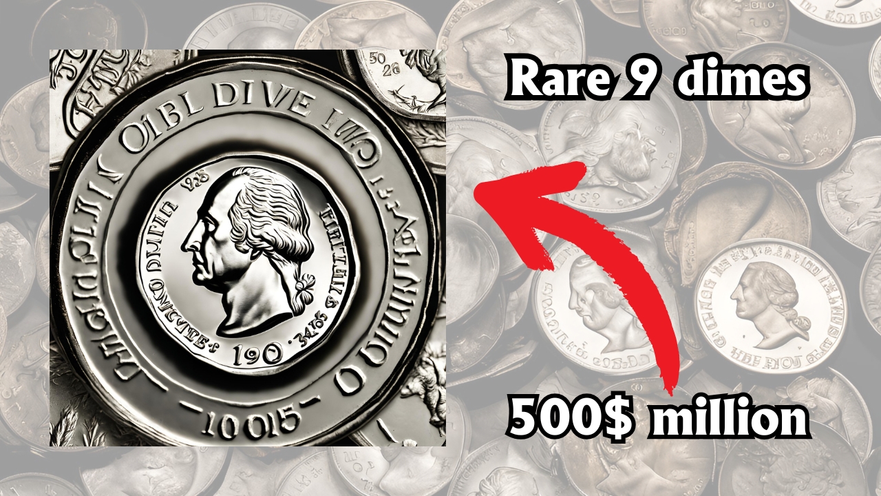 Rare 9 dimes